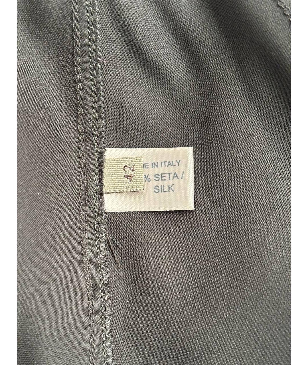 BOTTEGA VENETA Мульти шелковое повседневное платье, фото 4