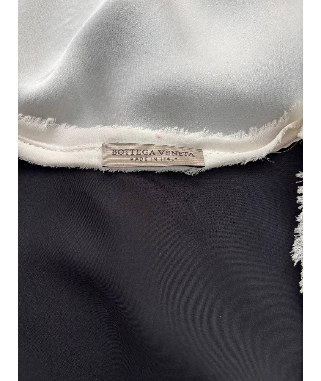 BOTTEGA VENETA Мульти шелковое повседневное платье, фото 3