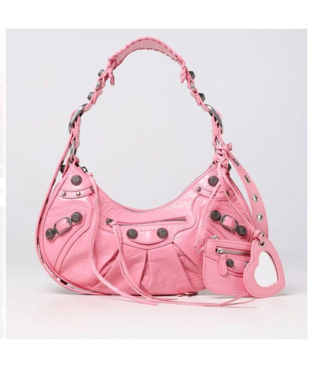 BALENCIAGA Розовая сумка через плечо, фото 6