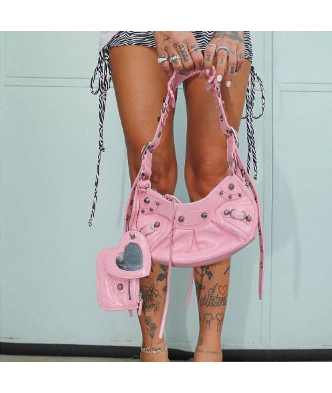 BALENCIAGA Розовая сумка через плечо, фото 3