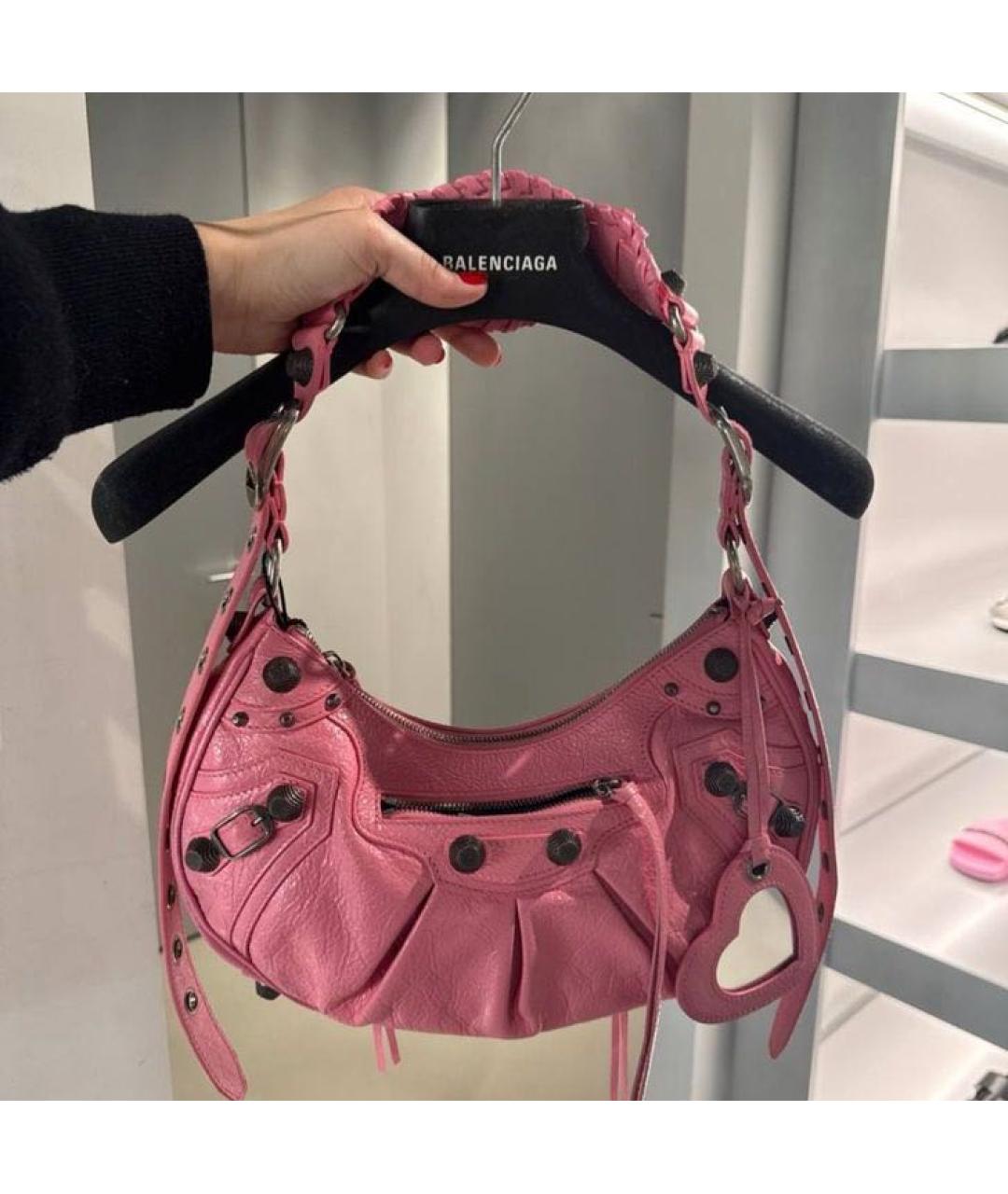 BALENCIAGA Розовая сумка через плечо, фото 5