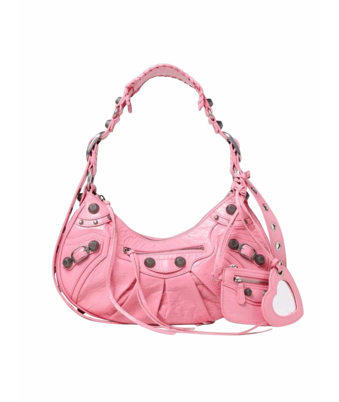 BALENCIAGA Розовая сумка через плечо, фото 1