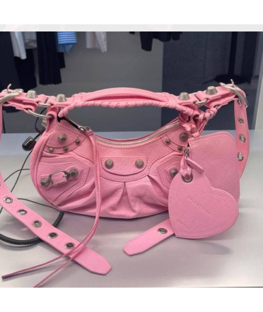 BALENCIAGA Розовая сумка через плечо, фото 4