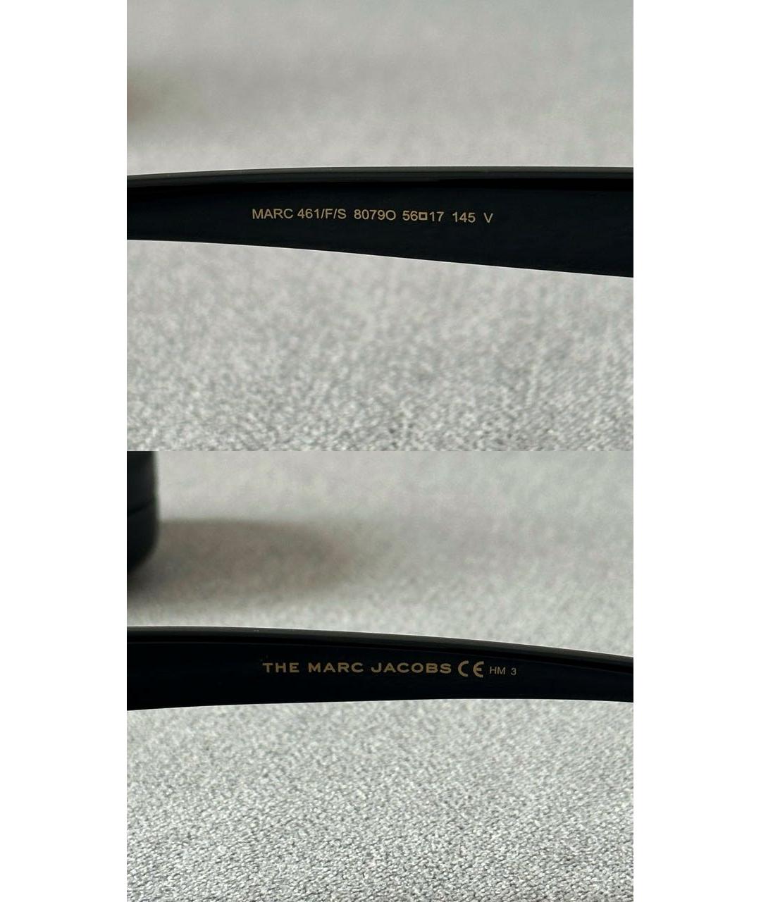 MARC BY MARC JACOBS Черные пластиковые солнцезащитные очки, фото 7