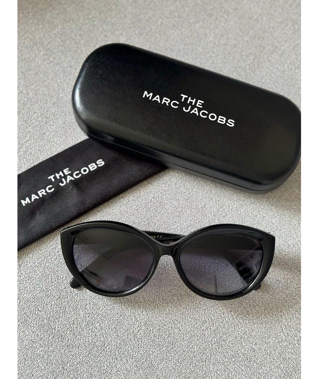 MARC BY MARC JACOBS Черные пластиковые солнцезащитные очки, фото 2