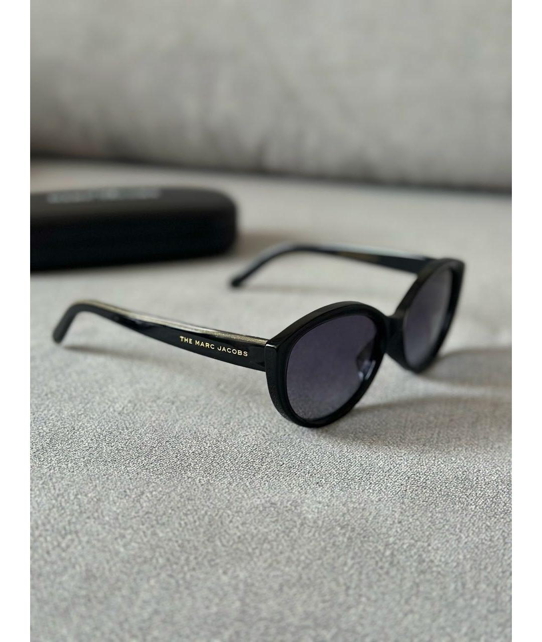 MARC BY MARC JACOBS Черные пластиковые солнцезащитные очки, фото 6