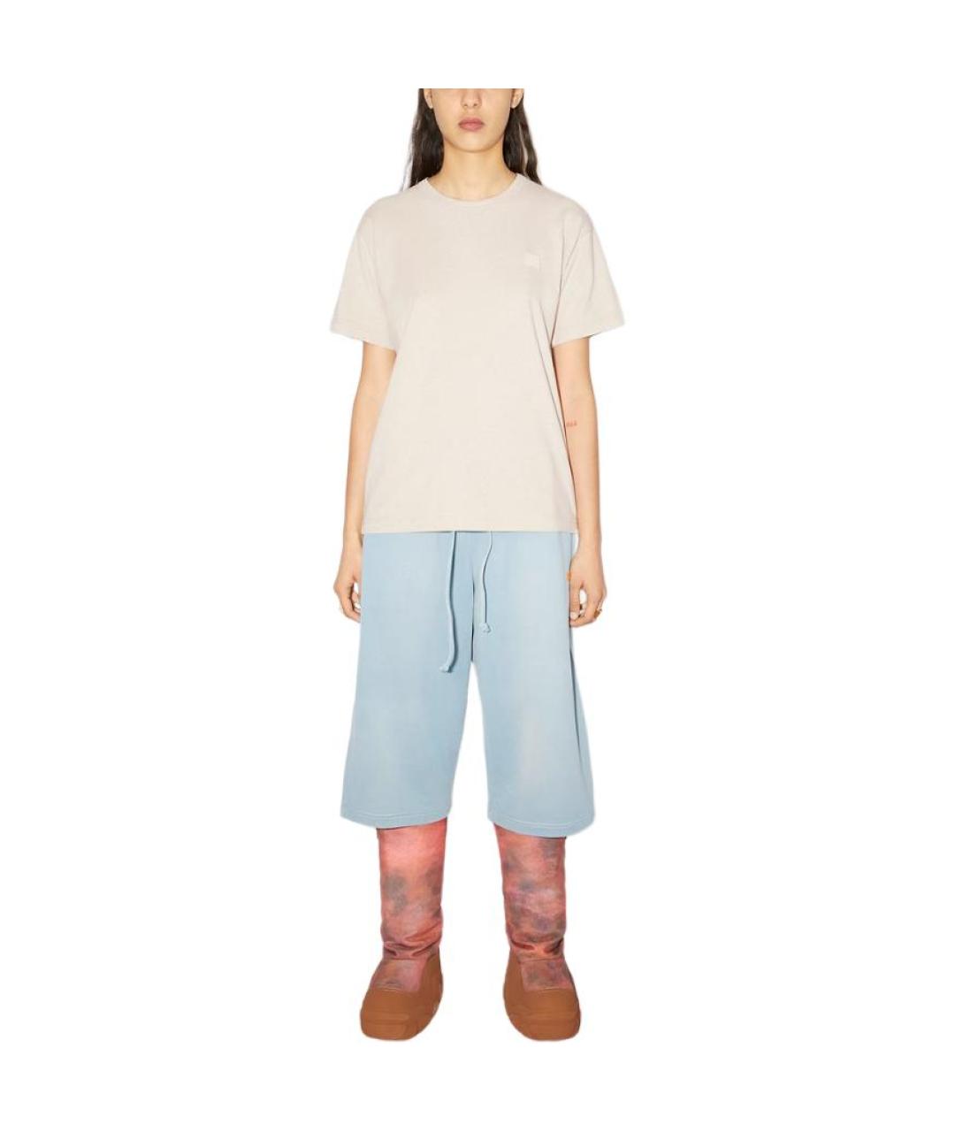 ACNE STUDIOS Бежевая футболка, фото 2