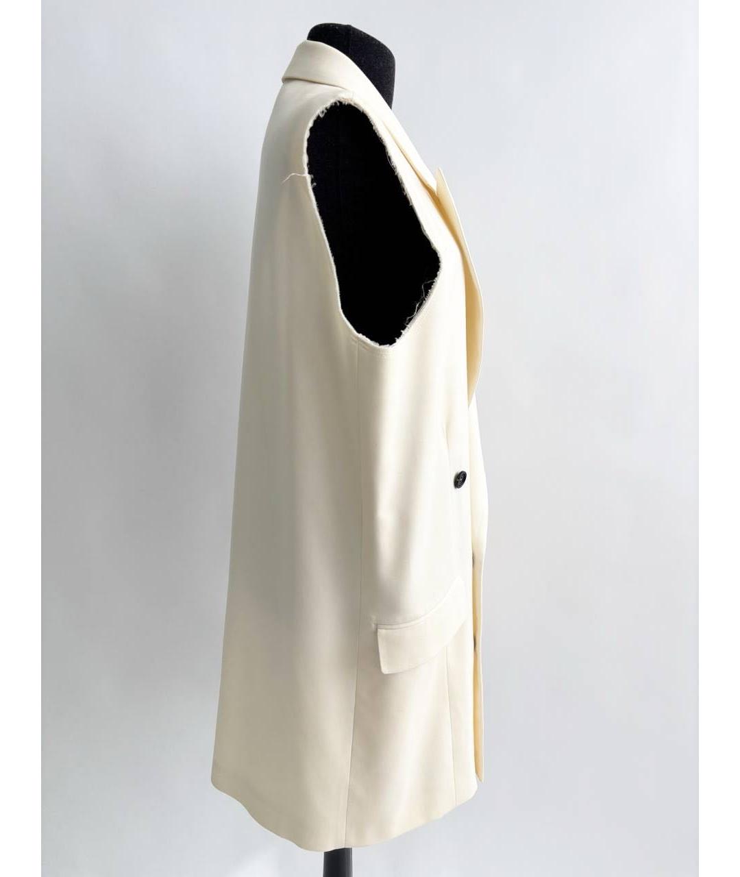 GOLDEN GOOSE DELUXE BRAND Белый жилет, фото 8