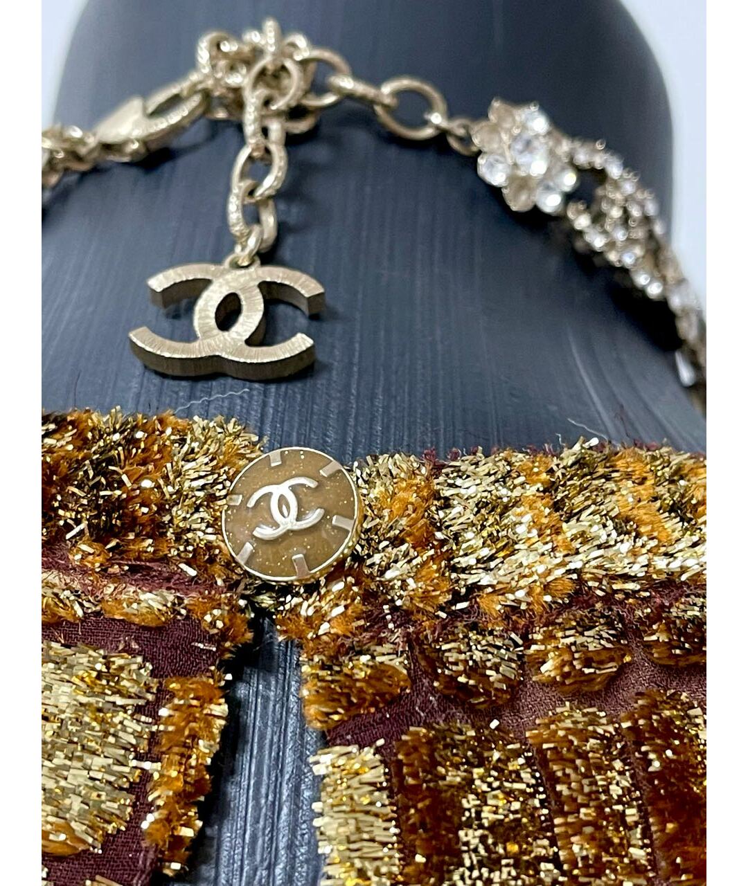 CHANEL Коричневое платье, фото 5