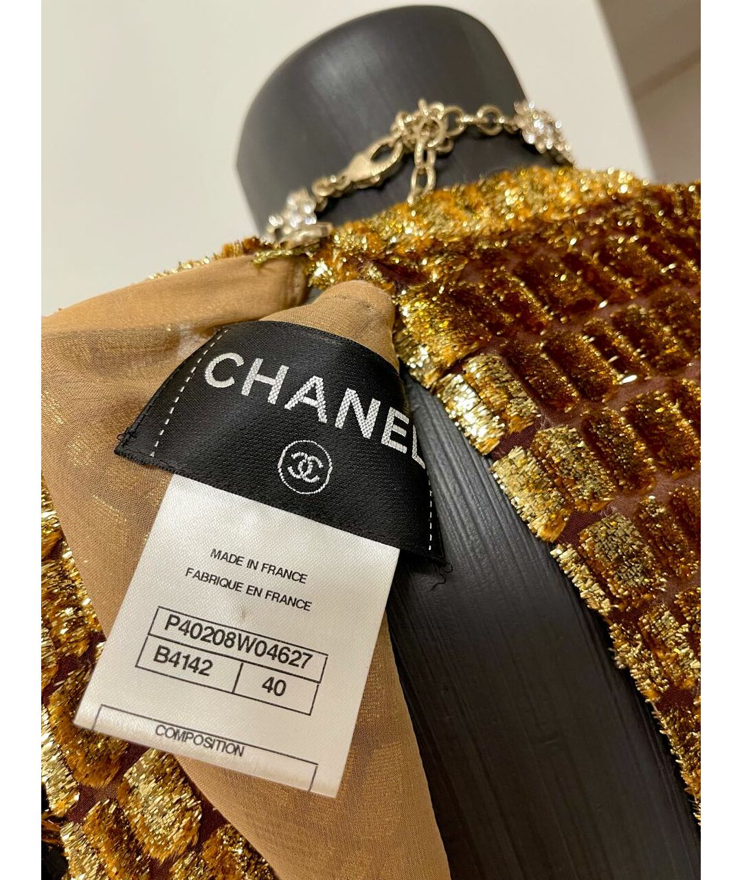 CHANEL Коричневое платье, фото 4