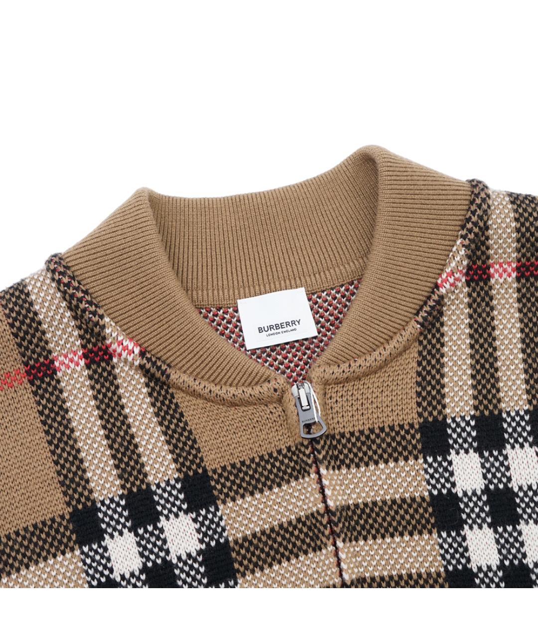 BURBERRY Бежевая шерстяная куртка, фото 2