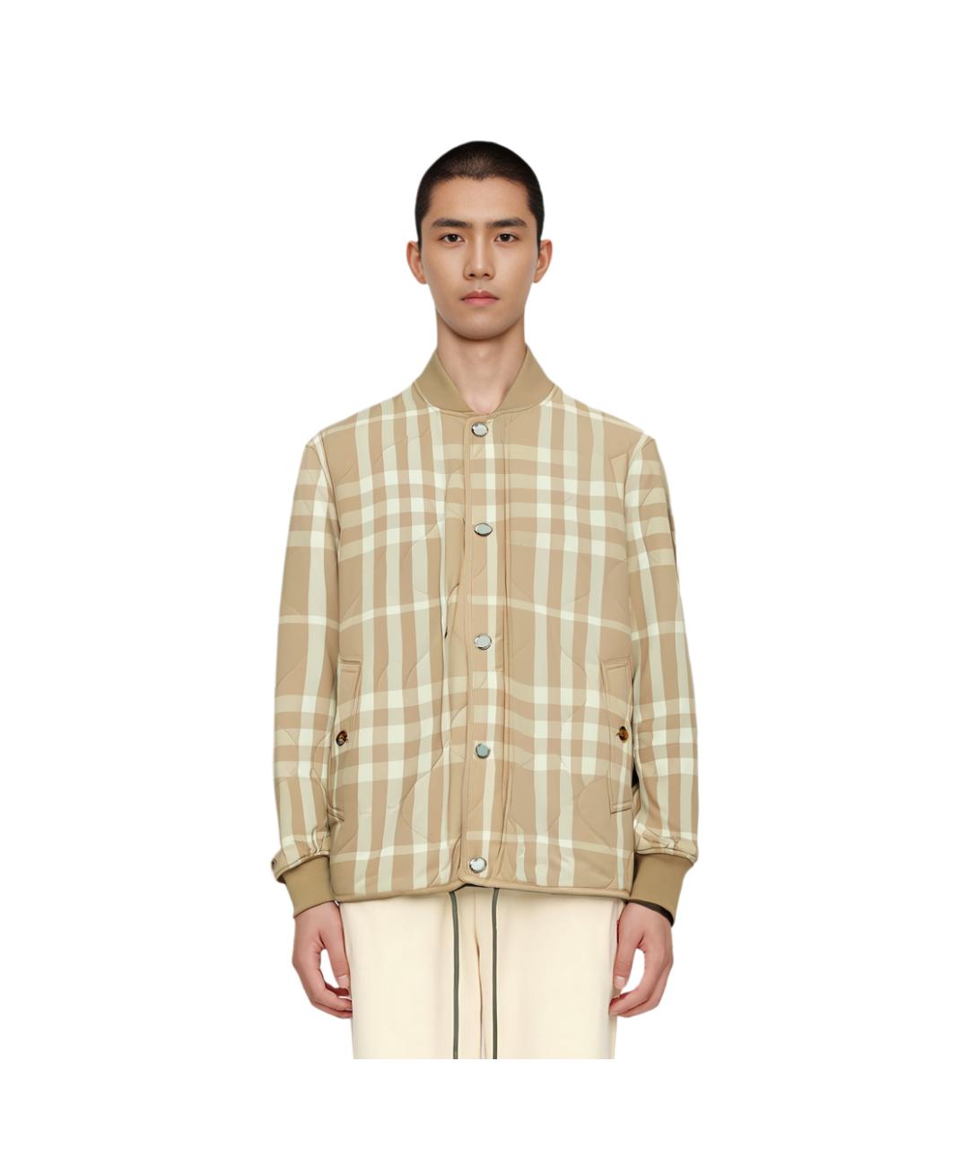 BURBERRY Бежевая куртка, фото 4