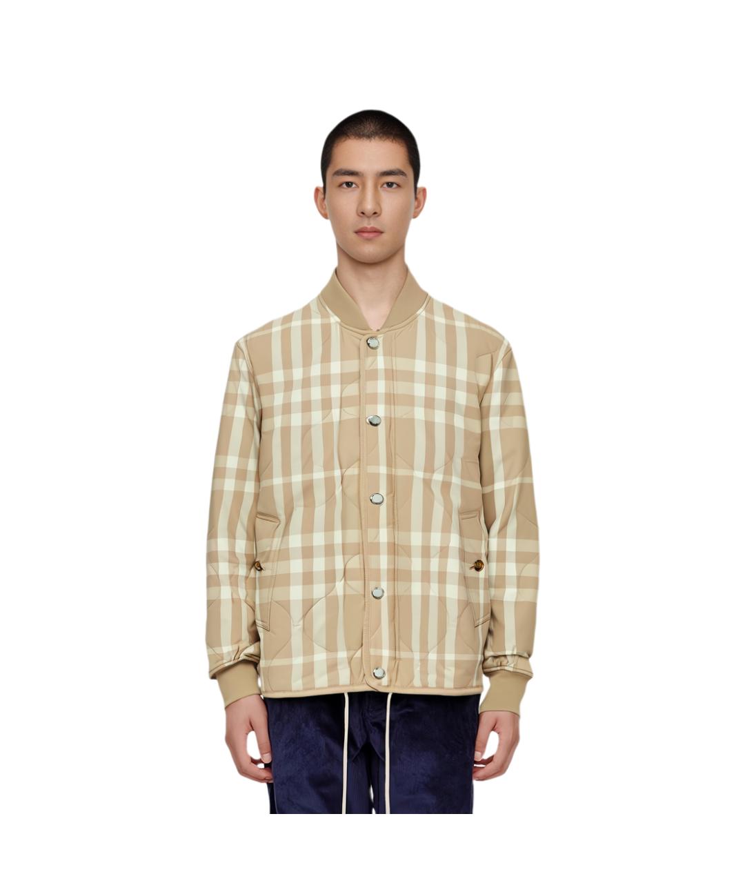 BURBERRY Бежевая куртка, фото 2