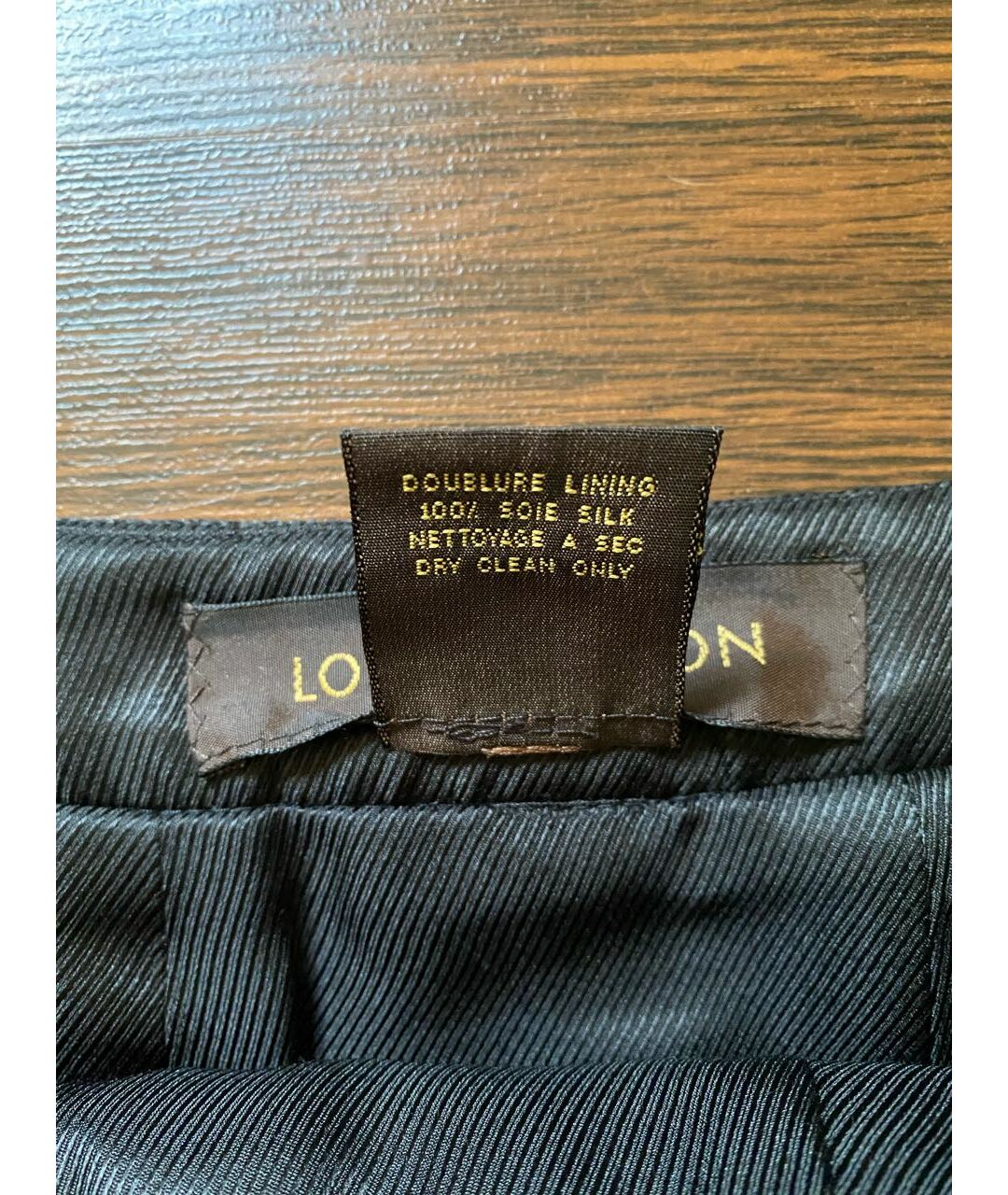 LOUIS VUITTON PRE-OWNED Серая шерстяная юбка мини, фото 6