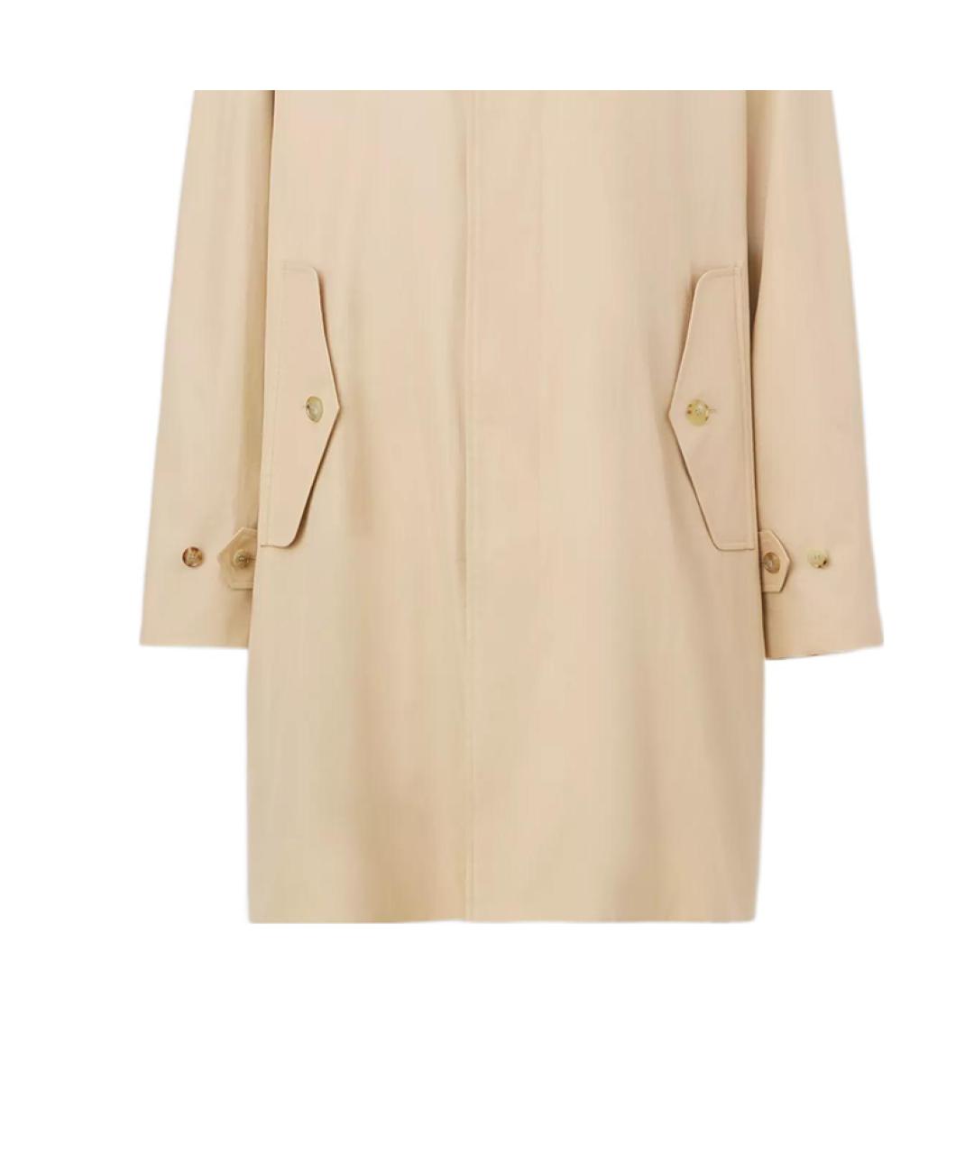 BURBERRY Бежевый тренч / плащ, фото 4