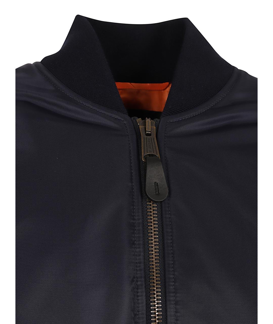 BALENCIAGA Синяя полиамидовая куртка, фото 2