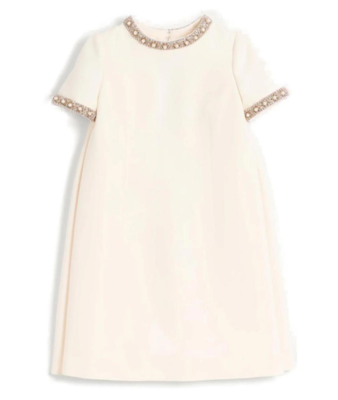 VALENTINO Белое шерстяное платье, фото 1