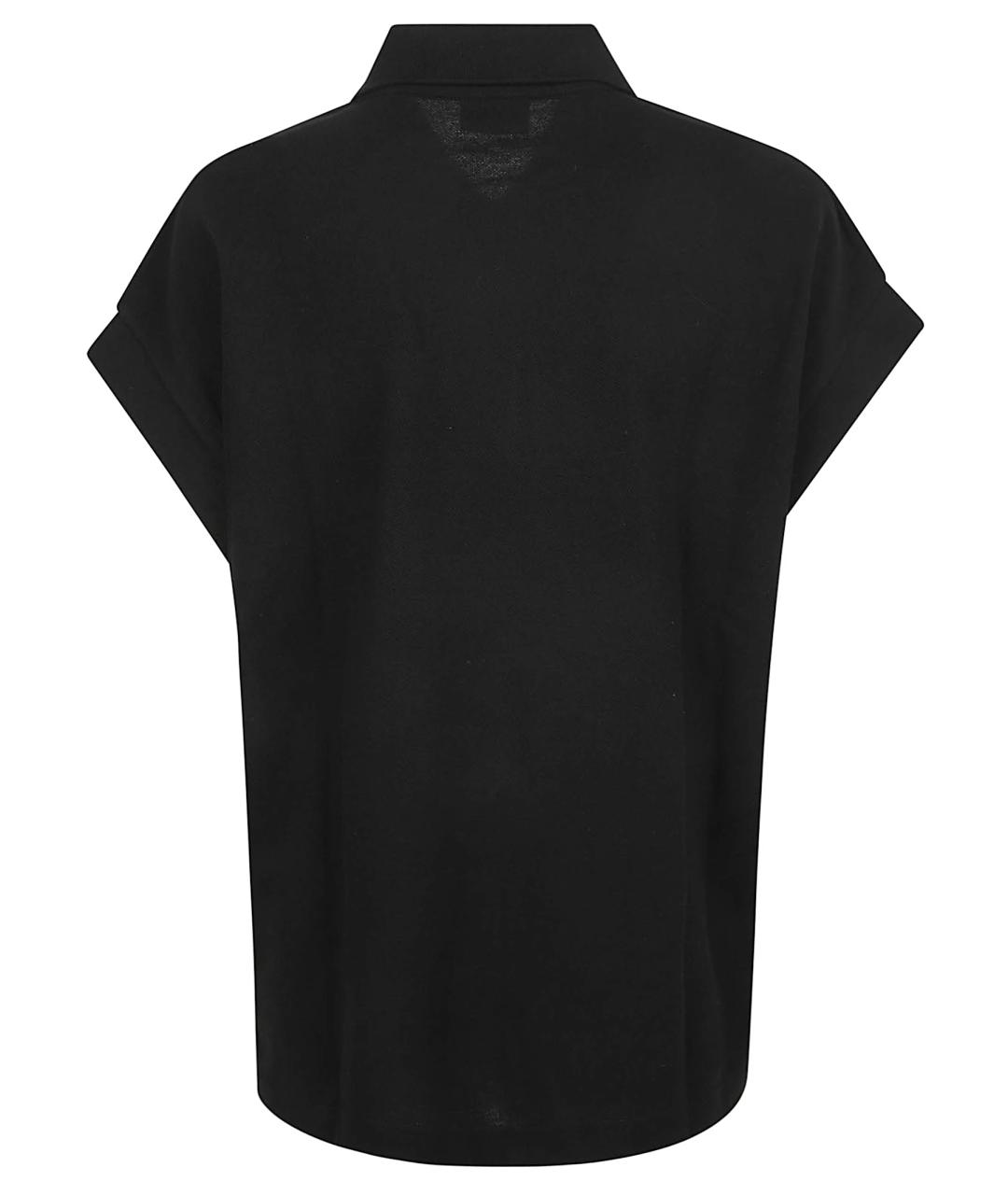 SAINT LAURENT Черная хлопковая футболка, фото 3