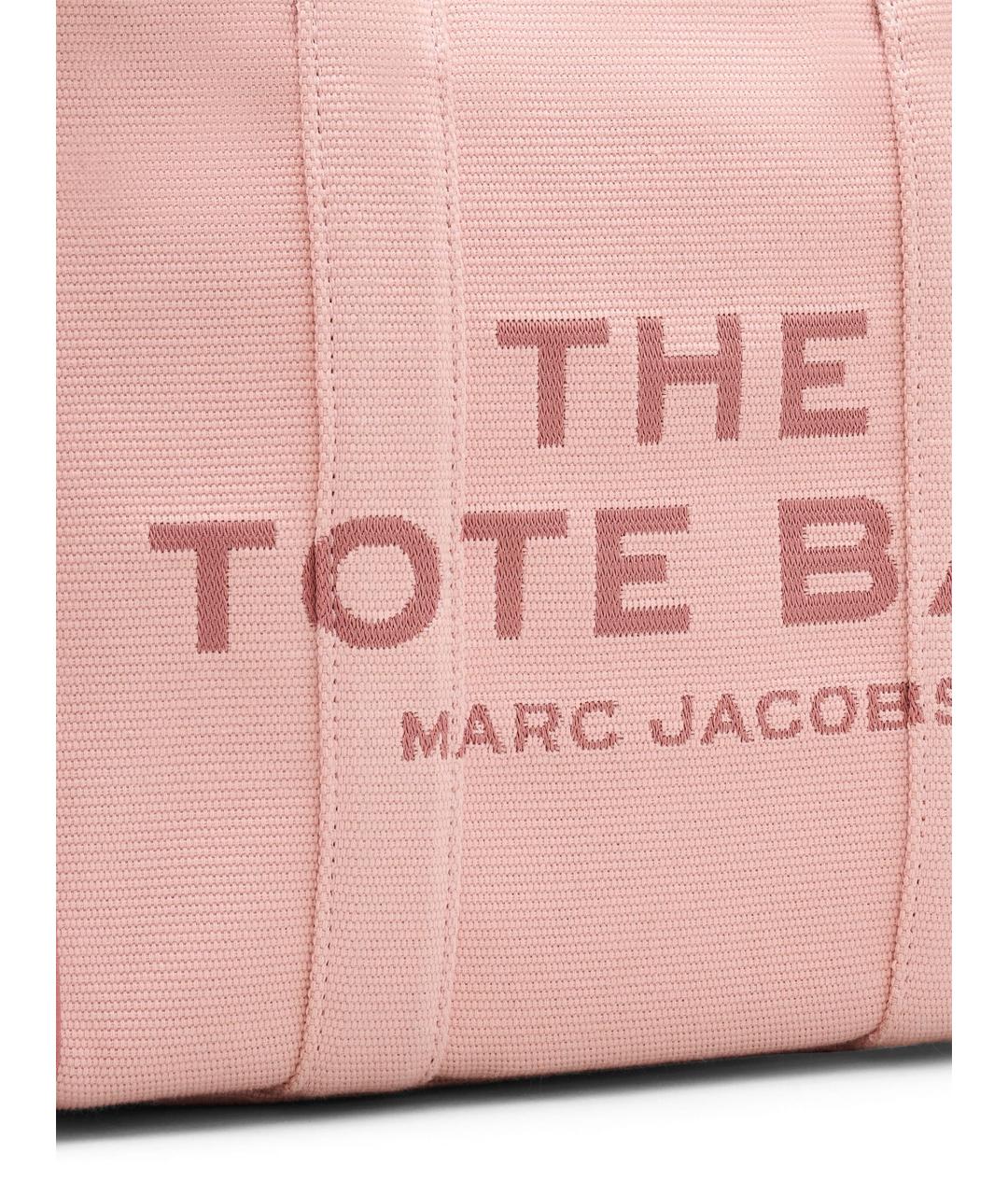 MARC JACOBS Розовая хлопковая сумка тоут, фото 5