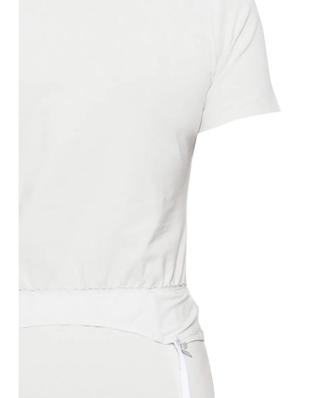 BALENCIAGA Белая хлопковая футболка, фото 3