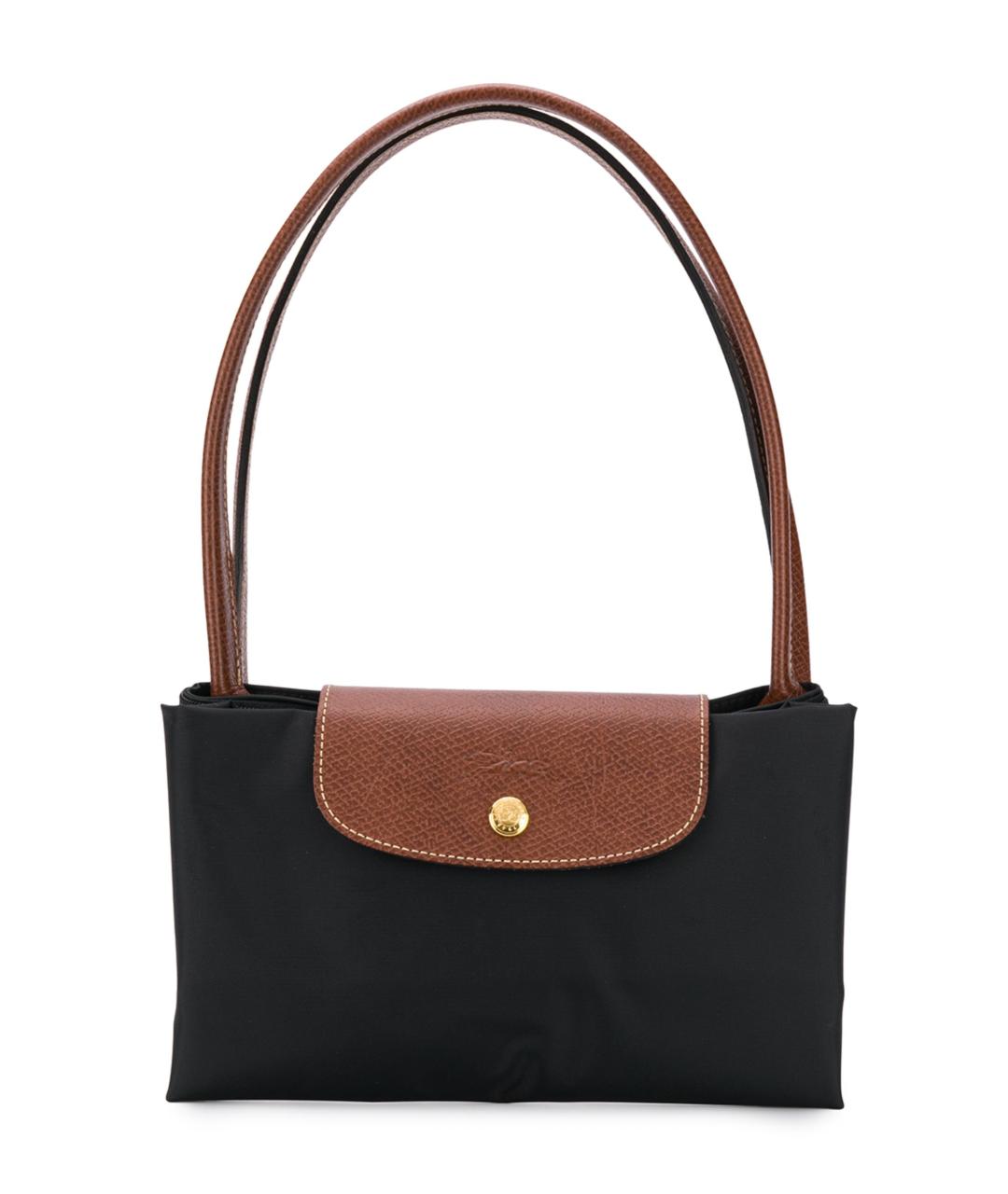 LONGCHAMP Черная синтетическая сумка тоут, фото 6