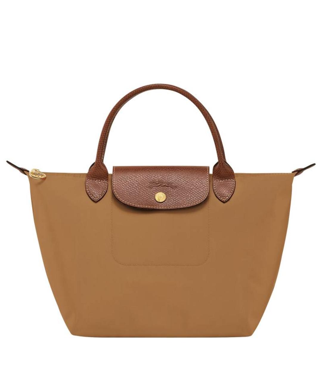 LONGCHAMP Бежевая синтетическая сумка тоут, фото 1