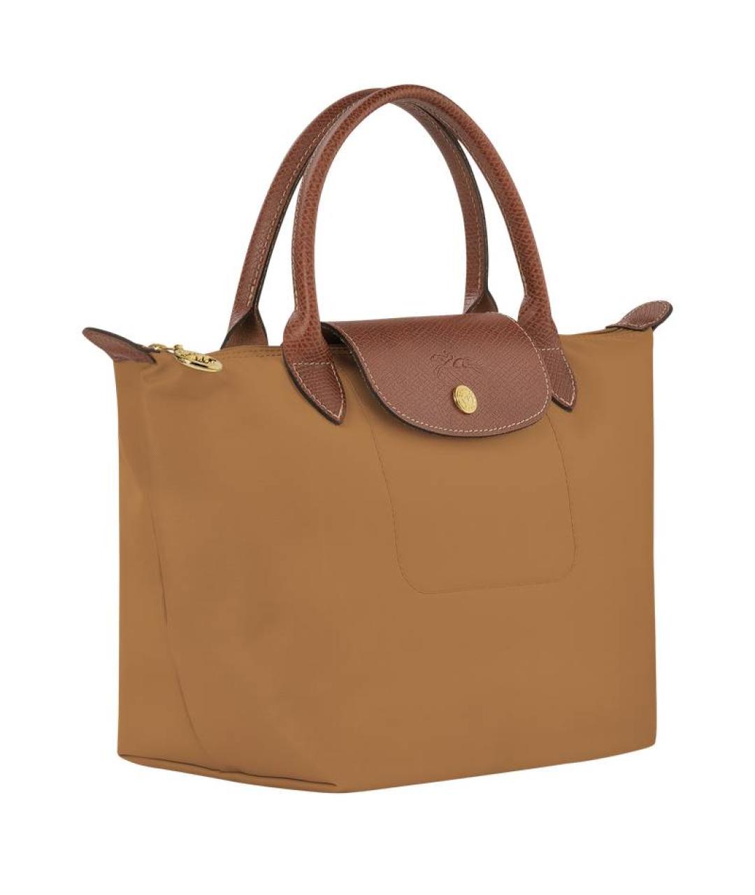 LONGCHAMP Бежевая синтетическая сумка тоут, фото 2