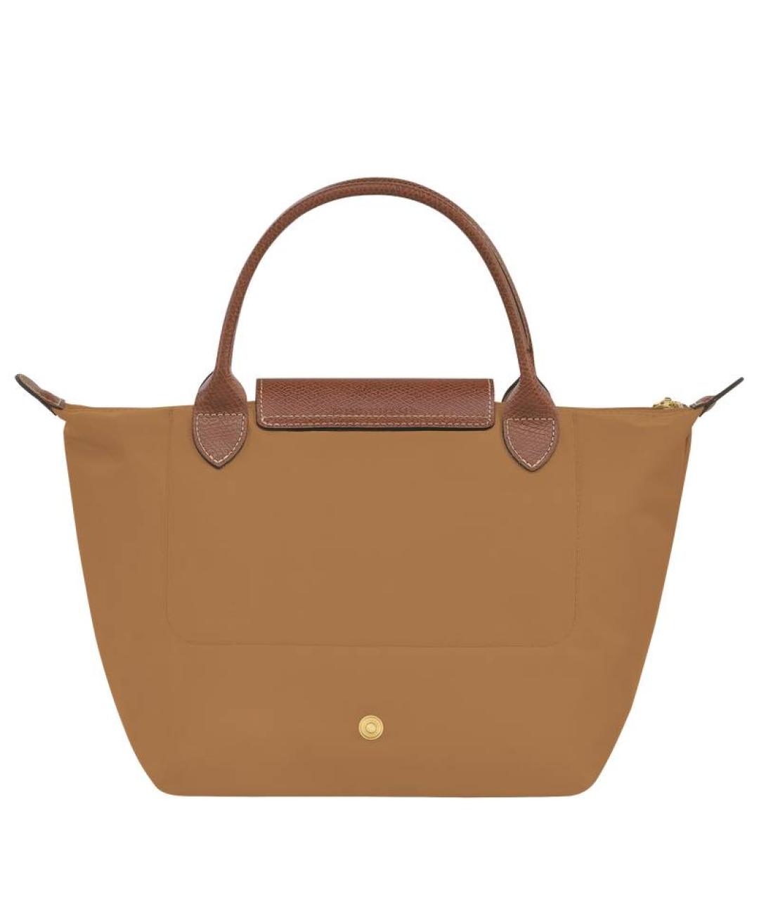 LONGCHAMP Бежевая синтетическая сумка тоут, фото 3