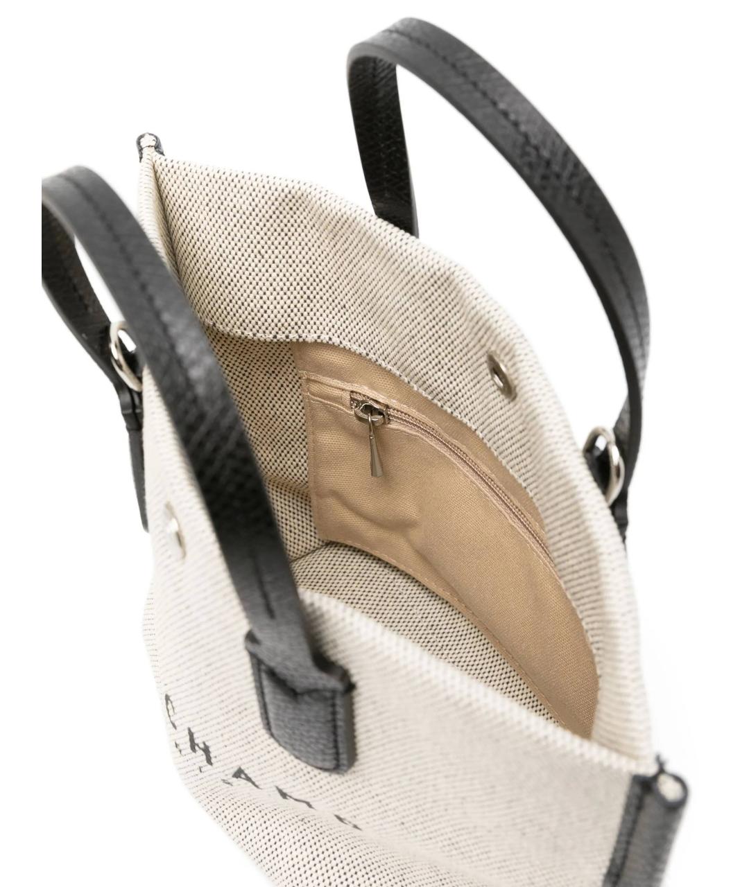 LONGCHAMP Серая жаккардовая сумка тоут, фото 4