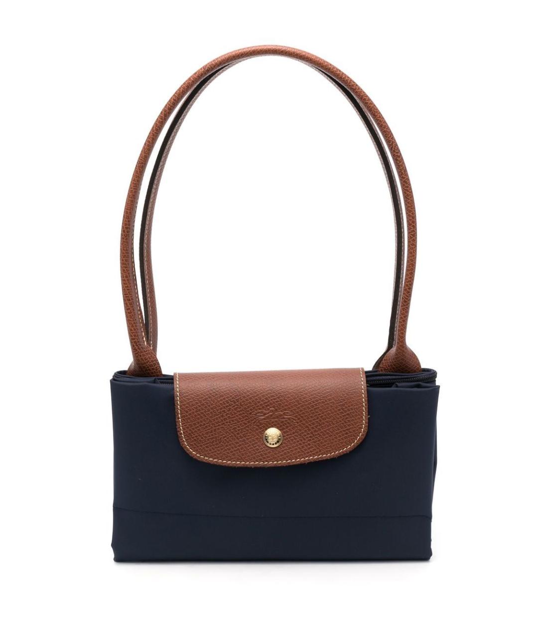 LONGCHAMP Синяя синтетическая сумка тоут, фото 4