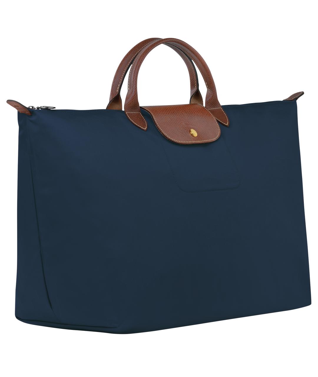 LONGCHAMP Синяя синтетическая дорожная/спортивная сумка, фото 2