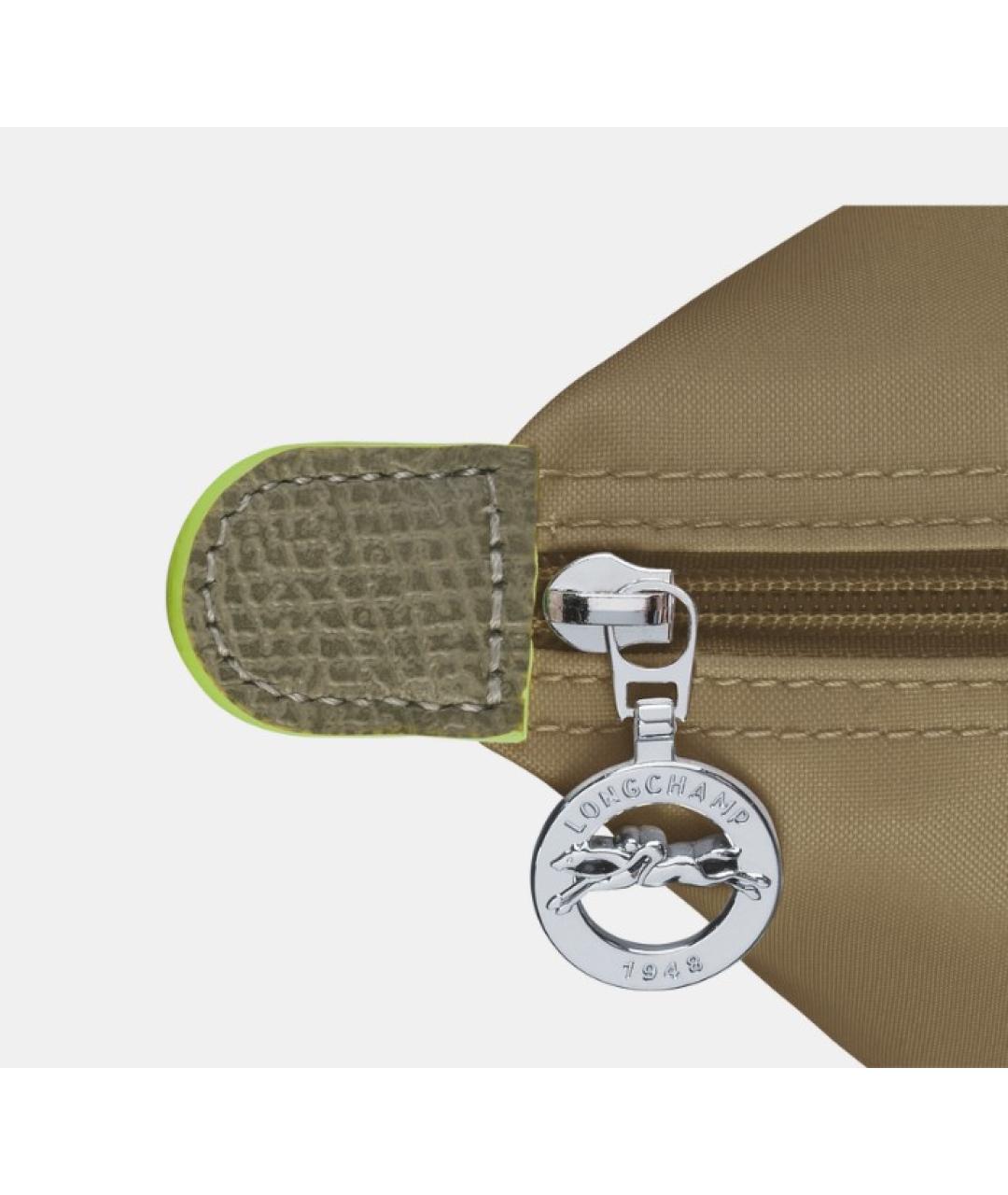 LONGCHAMP Хаки синтетическая сумка тоут, фото 4