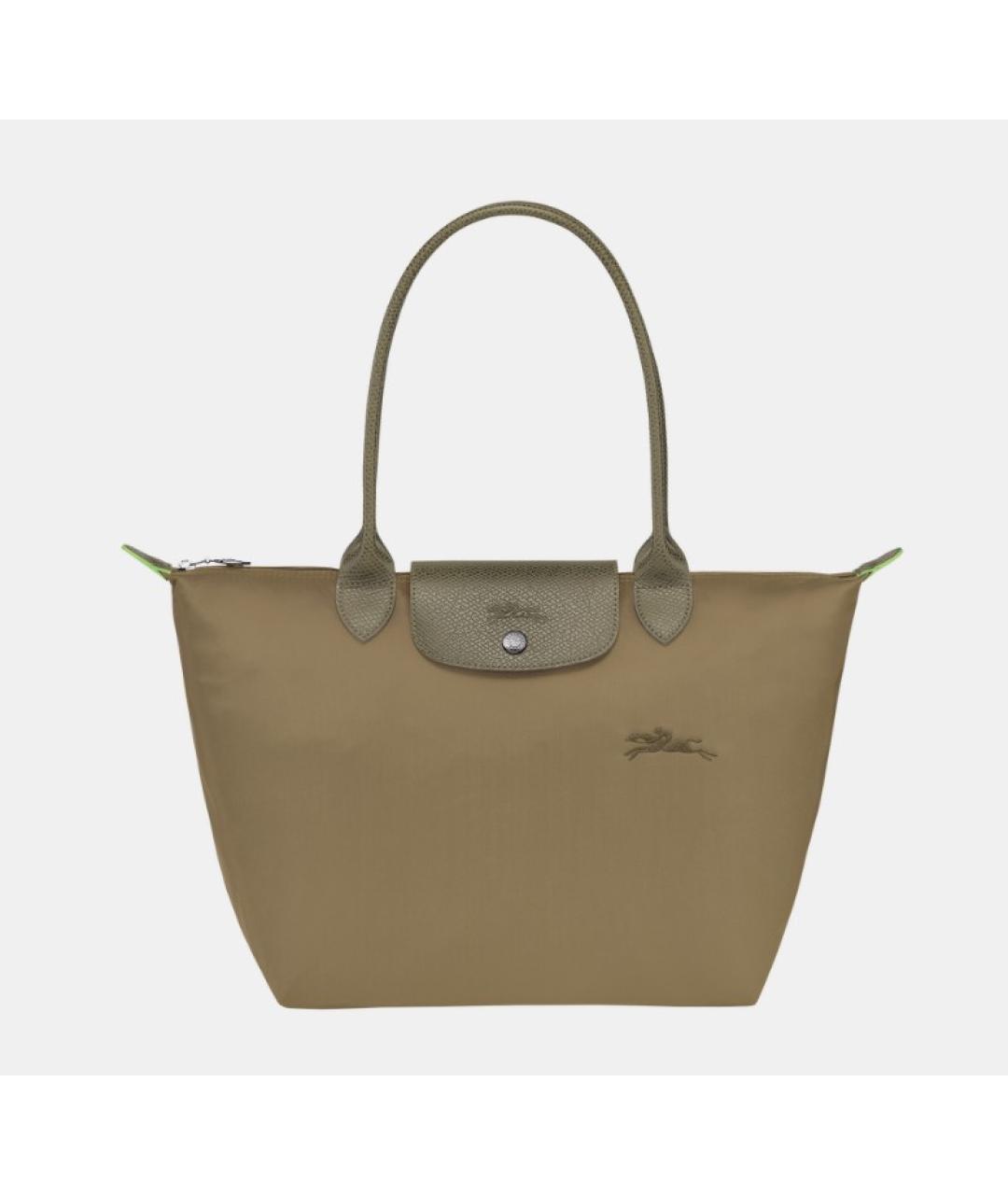 LONGCHAMP Хаки синтетическая сумка тоут, фото 5