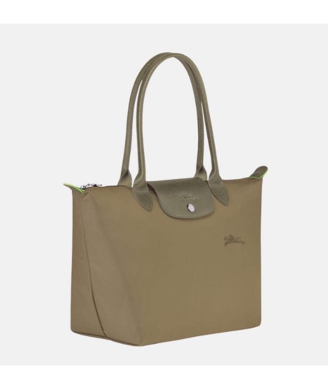 LONGCHAMP Хаки синтетическая сумка тоут, фото 2