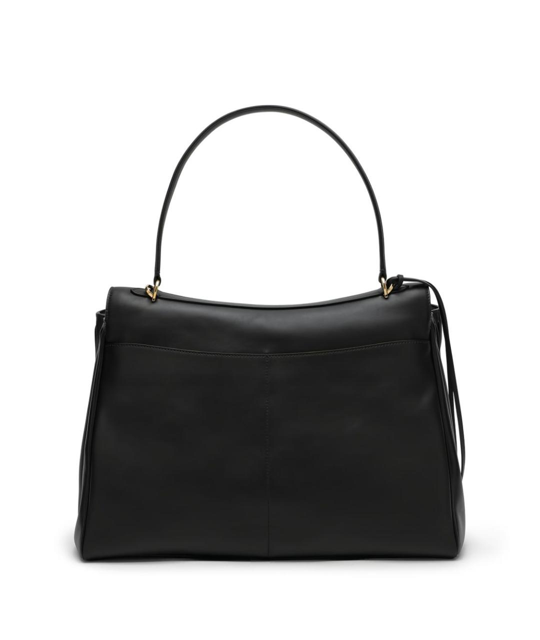 BALENCIAGA Черная кожаная сумка тоут, фото 3