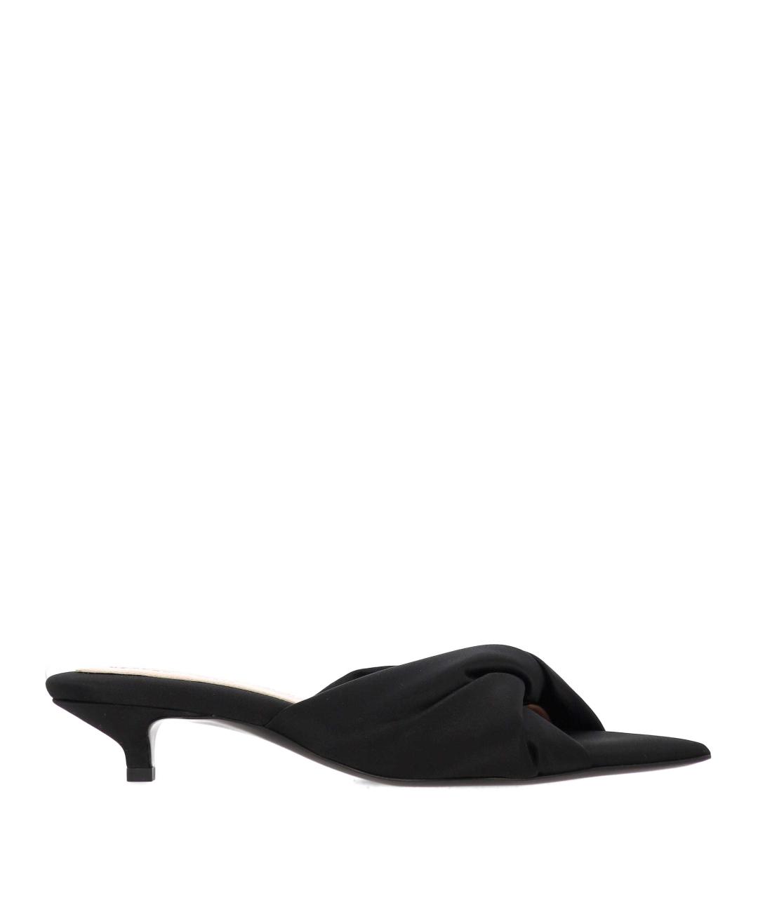 Carven Черные текстильные мюли, фото 1