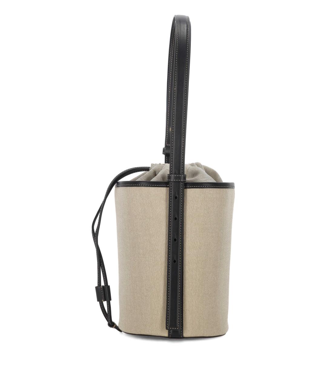 FURLA Бежевая тканевая сумка тоут, фото 3