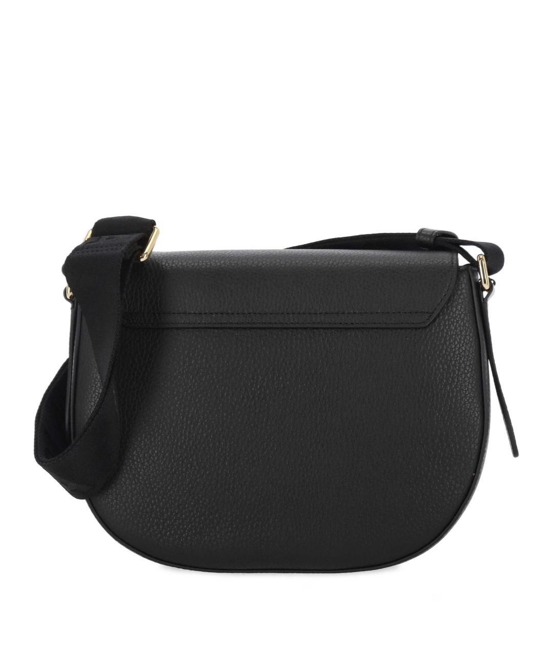 FURLA Черная кожаная сумка через плечо, фото 3