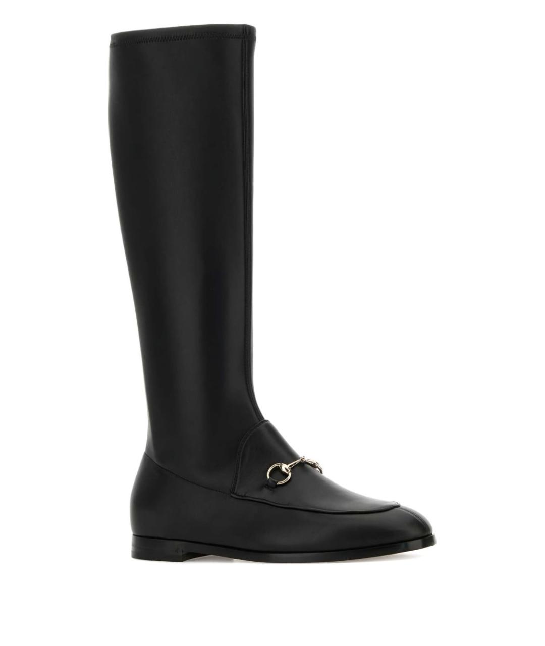 GUCCI Черные кожаные сапоги, фото 2