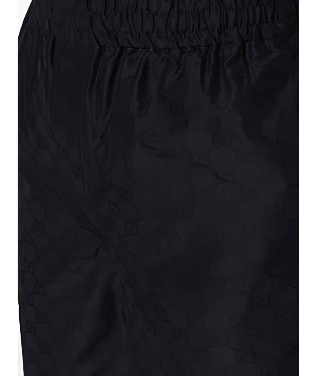 GUCCI Черные хлопковые шорты, фото 3