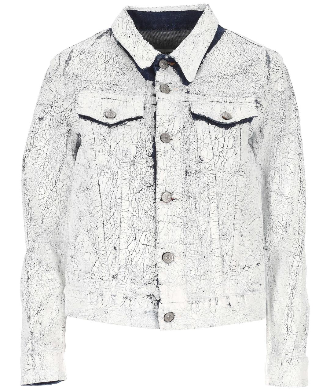 MM6 MAISON MARGIELA Белая хлопковая куртка, фото 1