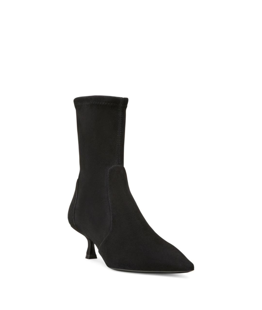 STUART WEITZMAN Черные замшевые ботильоны, фото 2
