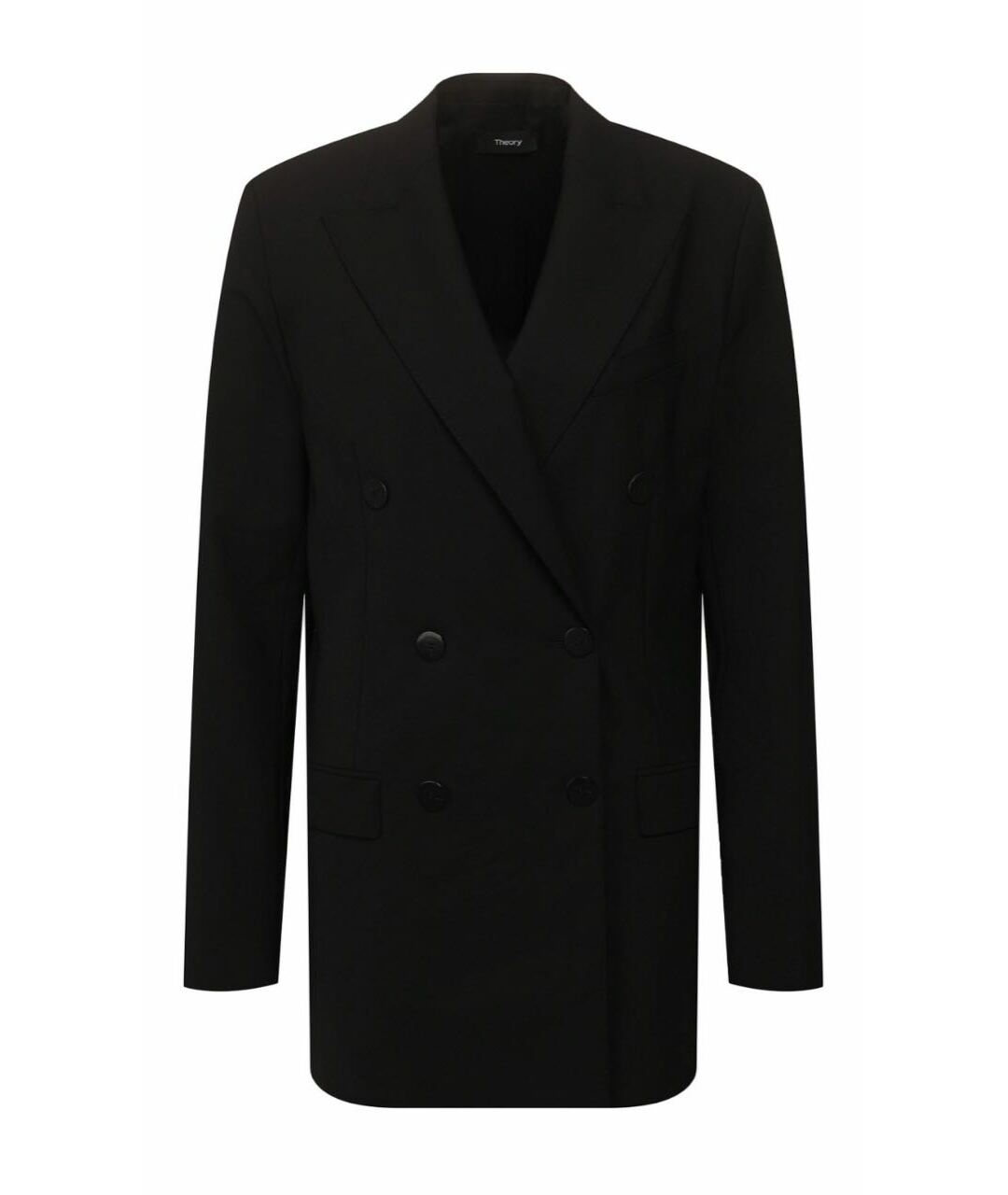 THEORY Черный шерстяной жакет/пиджак, фото 1