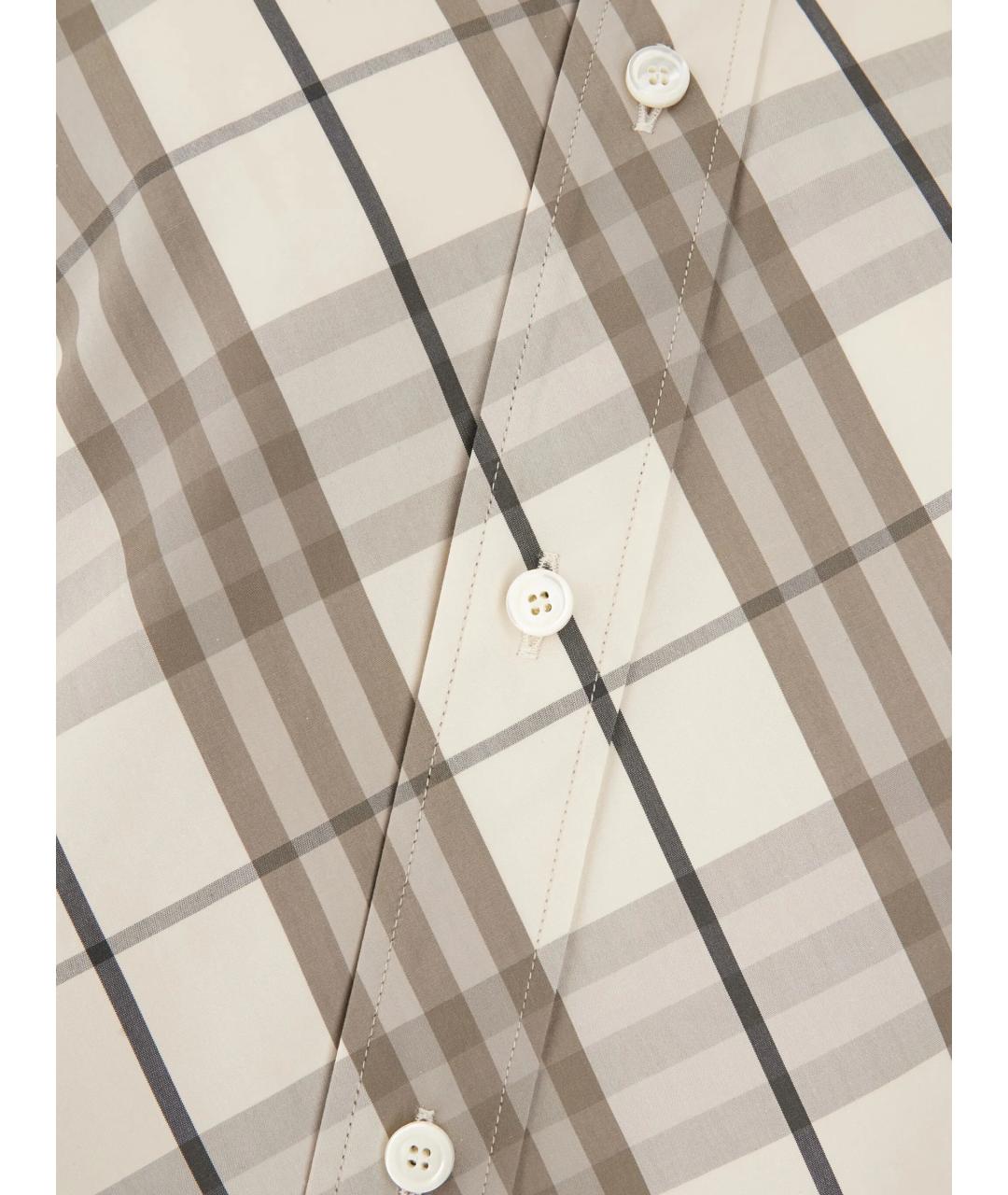 BURBERRY Мульти хлопковая кэжуал рубашка, фото 2