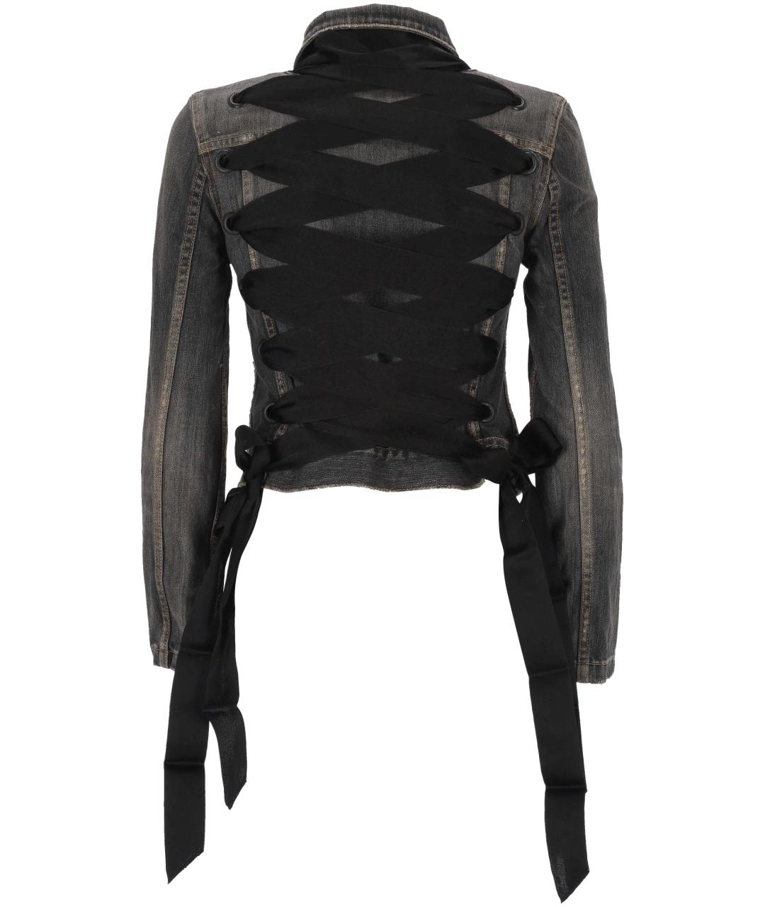 BALENCIAGA Серая хлопковая куртка, фото 3