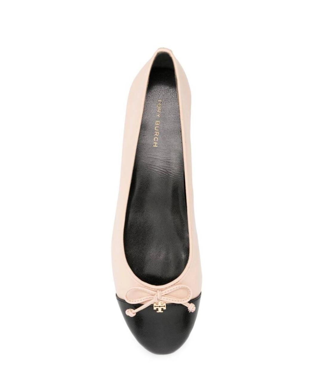 TORY BURCH Розовые кожаные балетки, фото 4