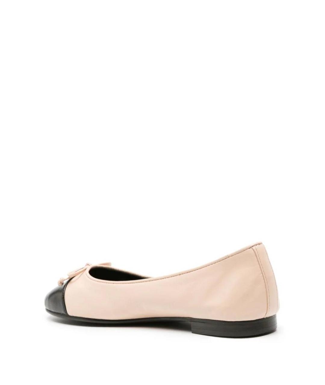 TORY BURCH Розовые кожаные балетки, фото 3
