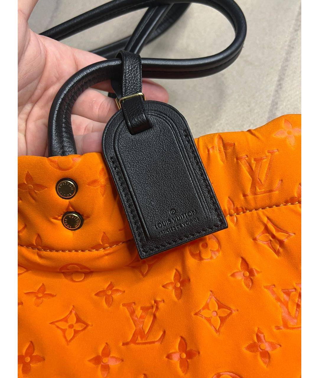 LOUIS VUITTON Оранжевая сумка тоут, фото 5