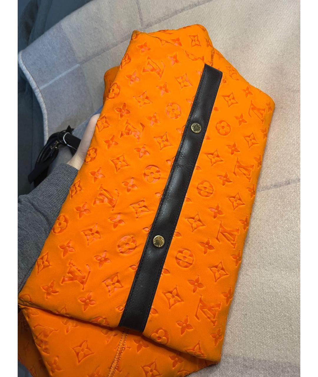 LOUIS VUITTON Оранжевая сумка тоут, фото 8