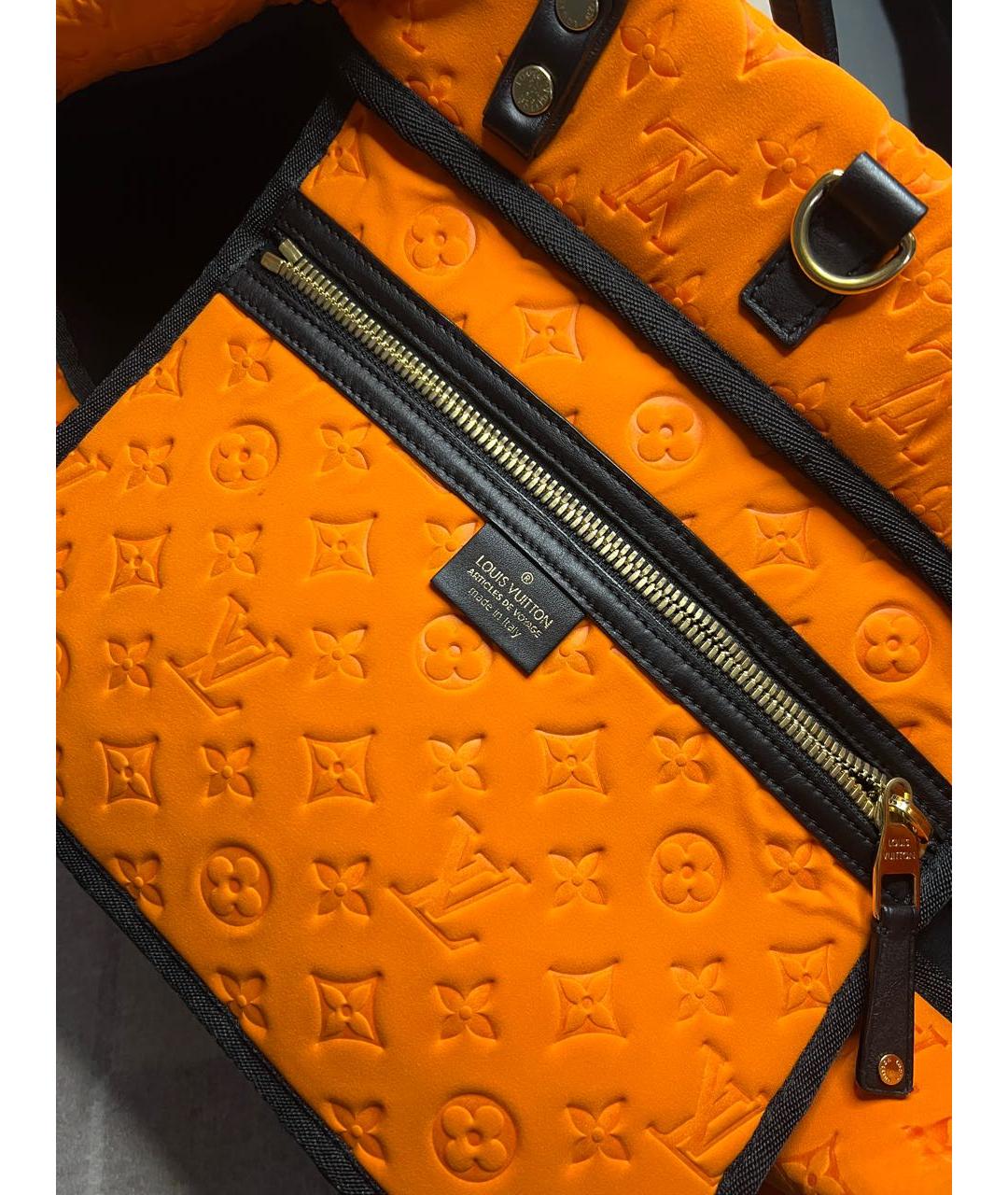 LOUIS VUITTON Оранжевая сумка тоут, фото 6